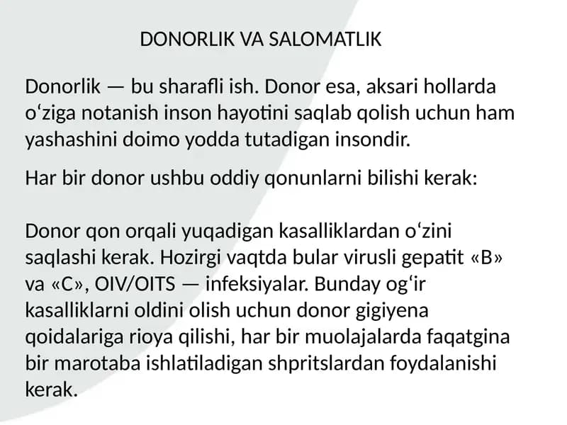 Donorlik