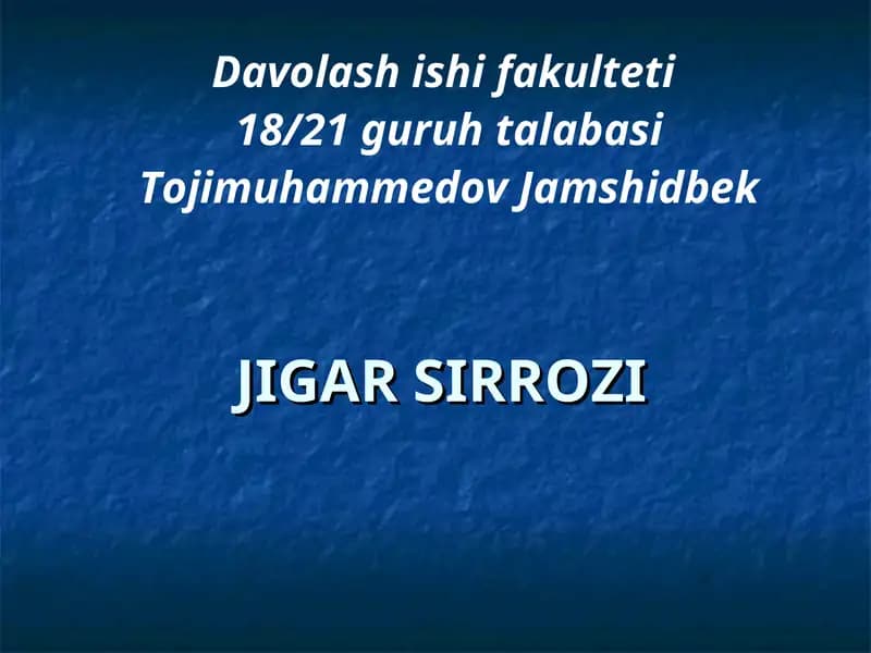 JIGARSIRROZI