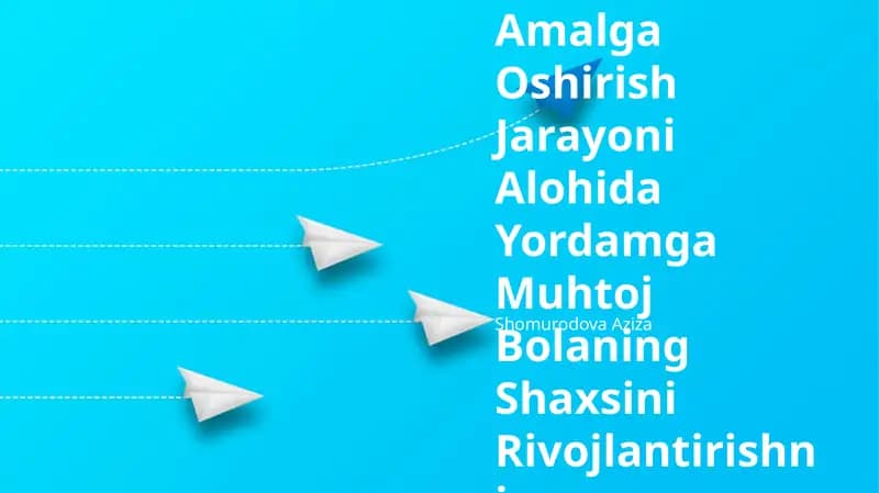 Inklyuziv Ta'Limni Amalga Oshirish Jarayoni