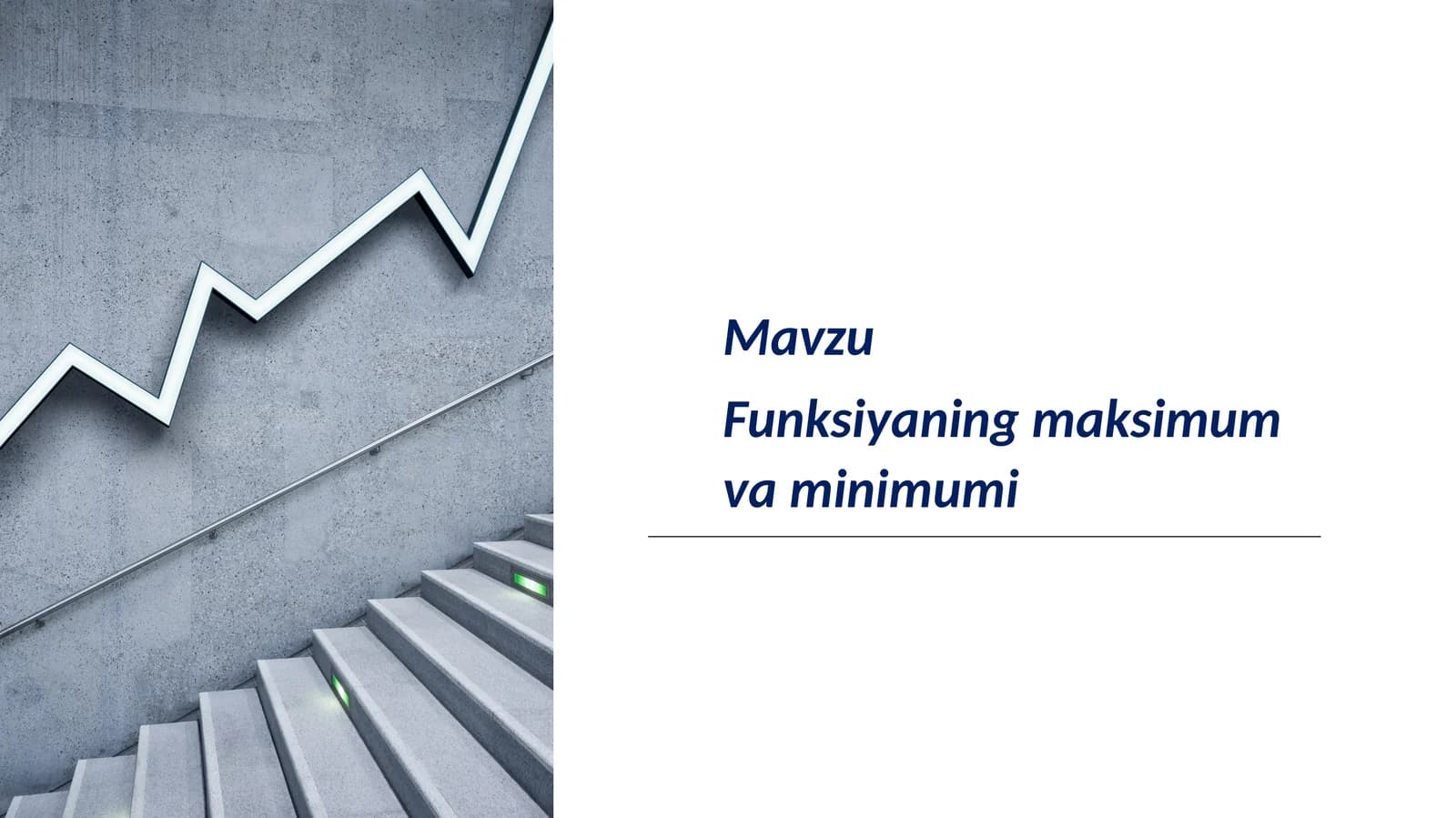 Funksiyaning maksimum va minimumi