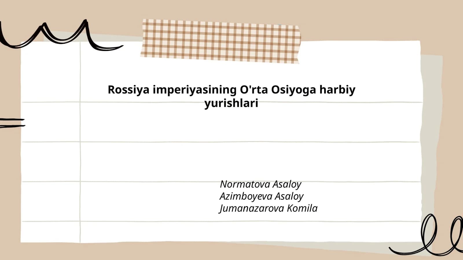 Rossiya imperiyasining O'rta Osiyoga harbiy yurishlari