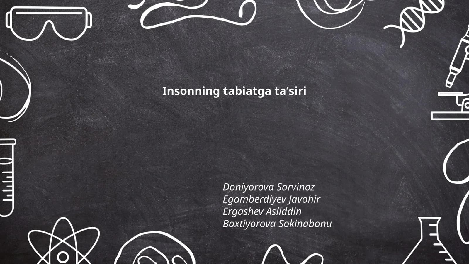 Insonning tabiatga taʼsiri