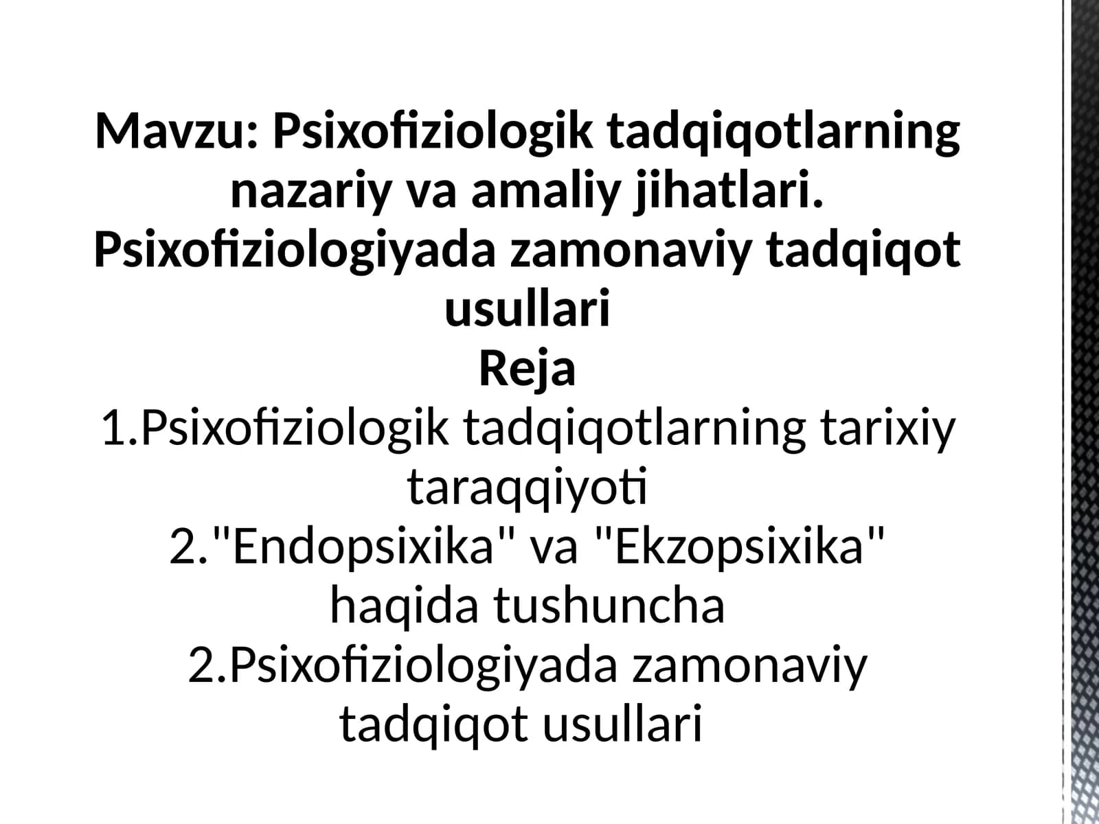 Psixofiziologiktadqiqotlar