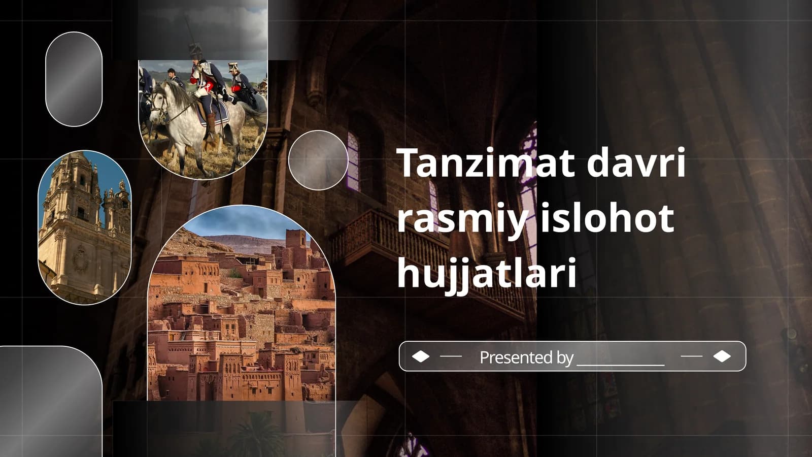 Tanzimat davri rasmiy islohot hujjatlari.