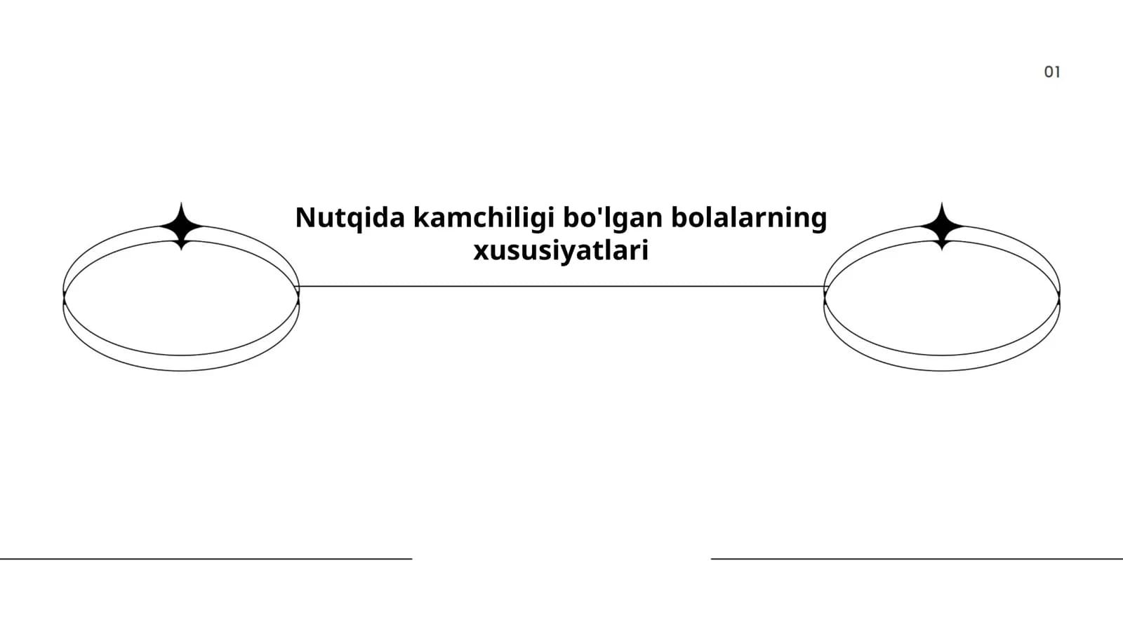 Nutqida kamchiligi bo'lgan bolalarning xususiyatlari