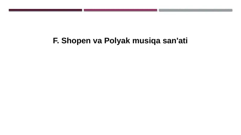 F.ShopenvaPolyakmusiqasan'ati