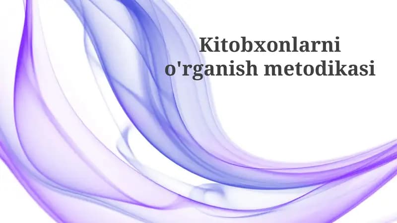 O'quvchilarni o'rganish metodikasi