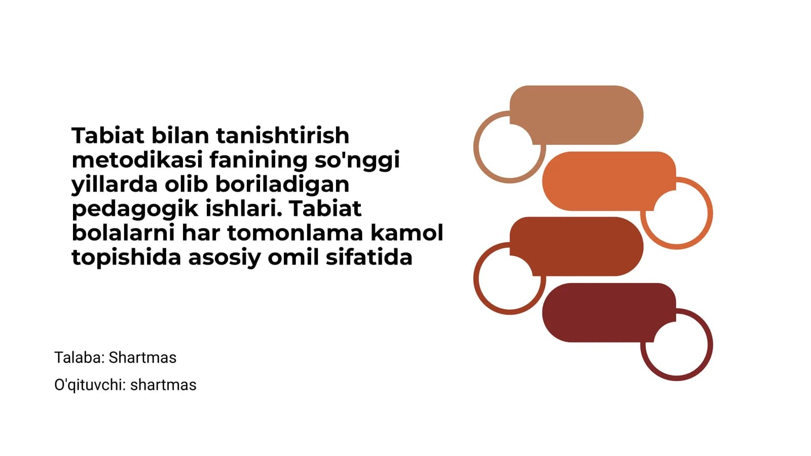 Tabiat bilan tanishtirish metodikasi