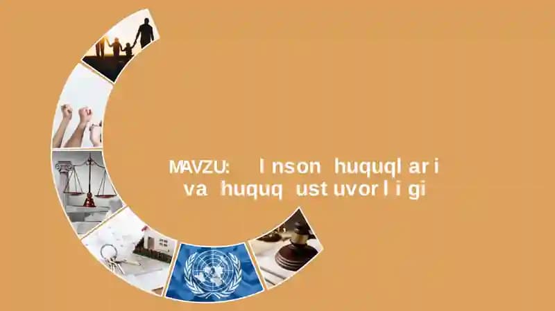 Inson huquqlari va huquq ustuvorligi