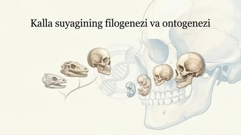 Kalla suyagining filogenezi va ontogenezi