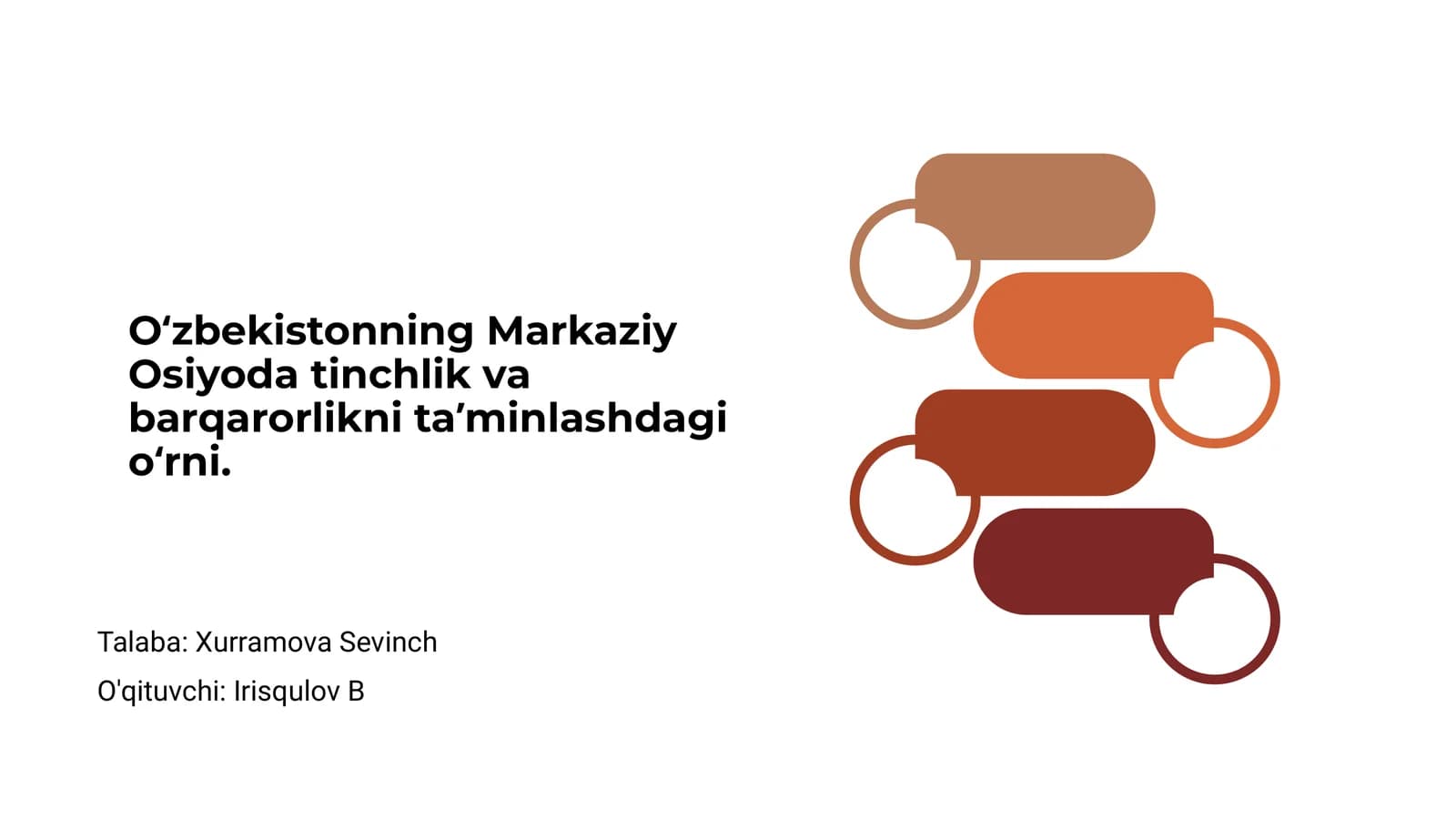 Oʻzbekistonning Mintaqadagi Roli