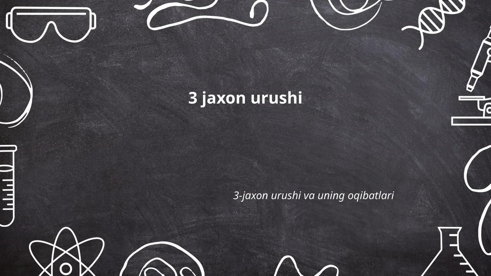 3-jaxon urushi va uning oqibatlari