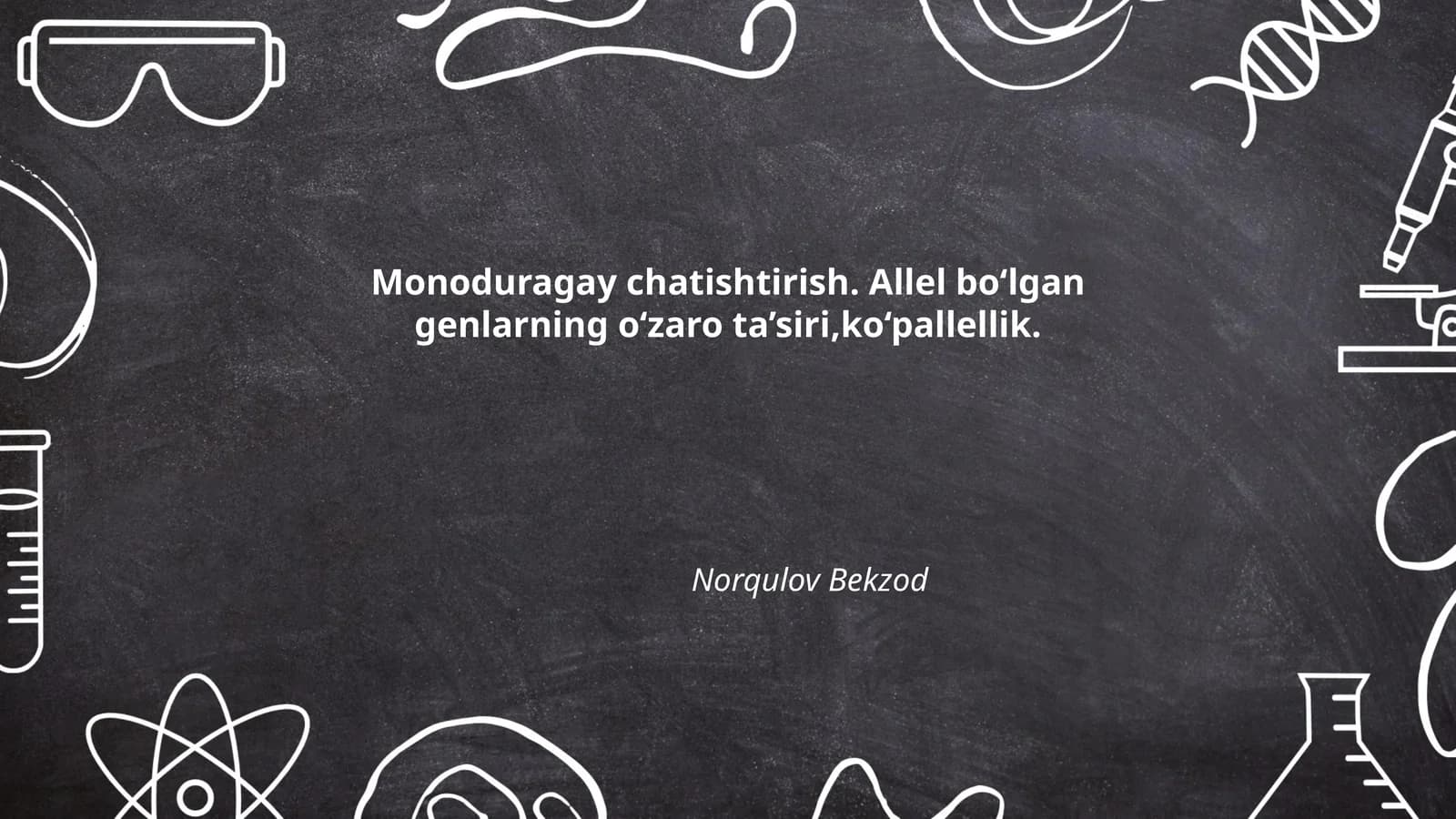 Monoduragay chatishtirish