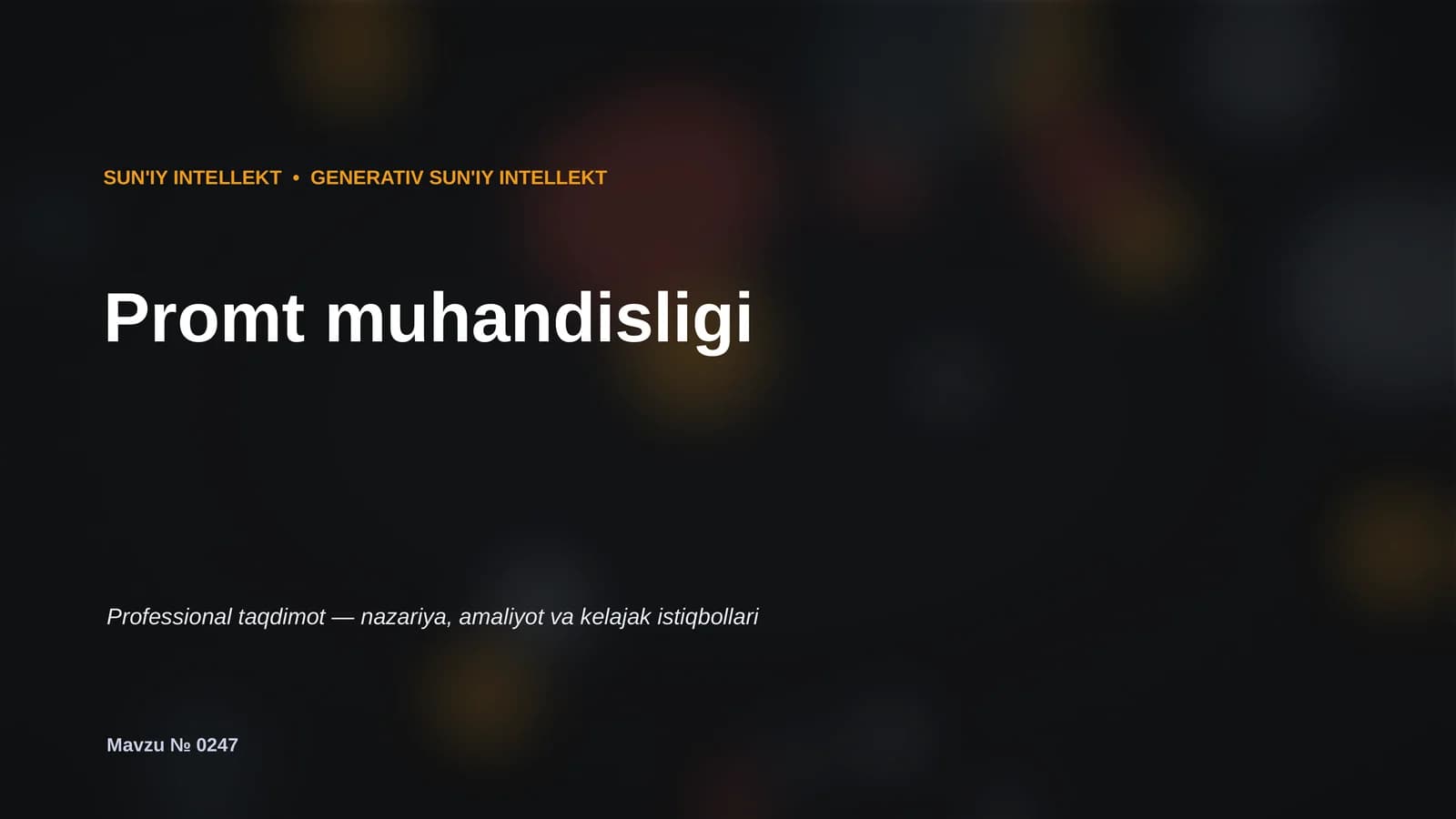 PROMT muhandisligi