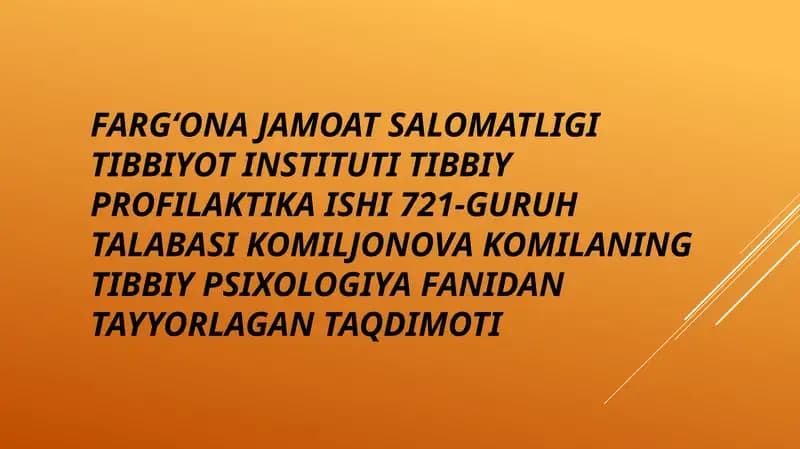 Psixosomatiktibbiyotrivojlanish tarixi