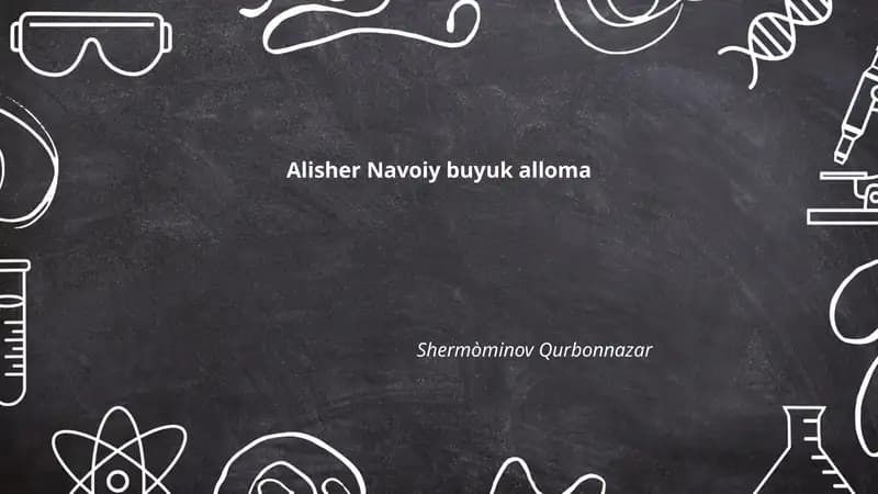 Alisher Navoiy
