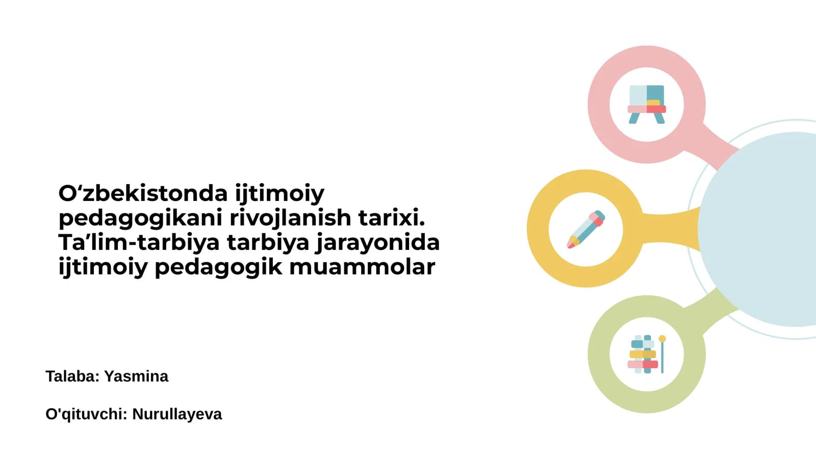 Oʻzbekistonda ijtimoiy pedagogikani rivojlanish tarixi