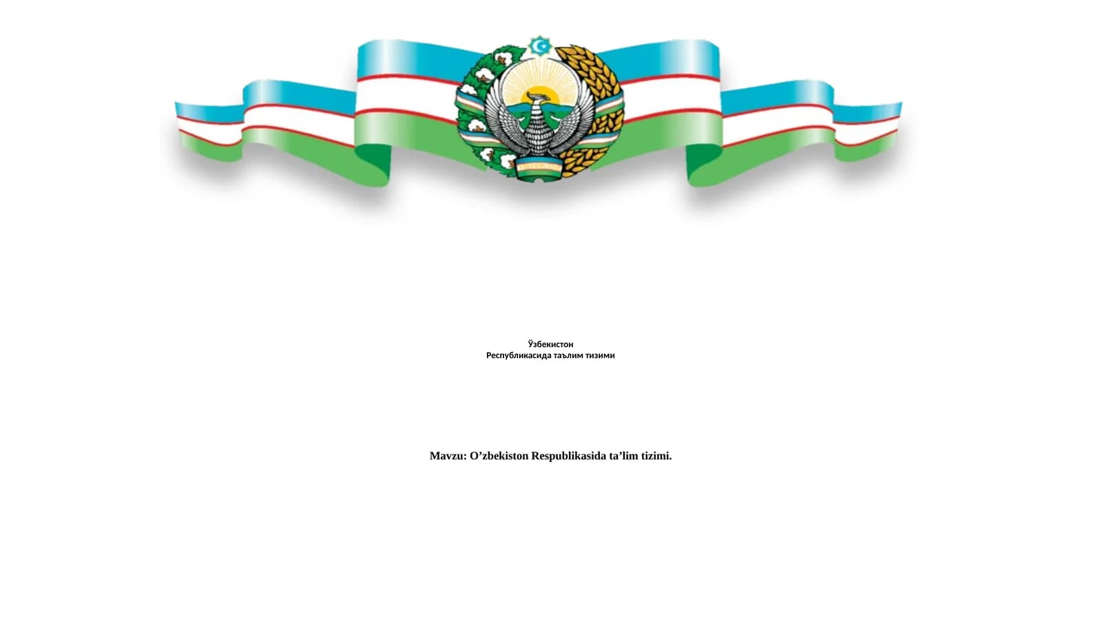 O’zbekiston Respublikasidata’limtizimi