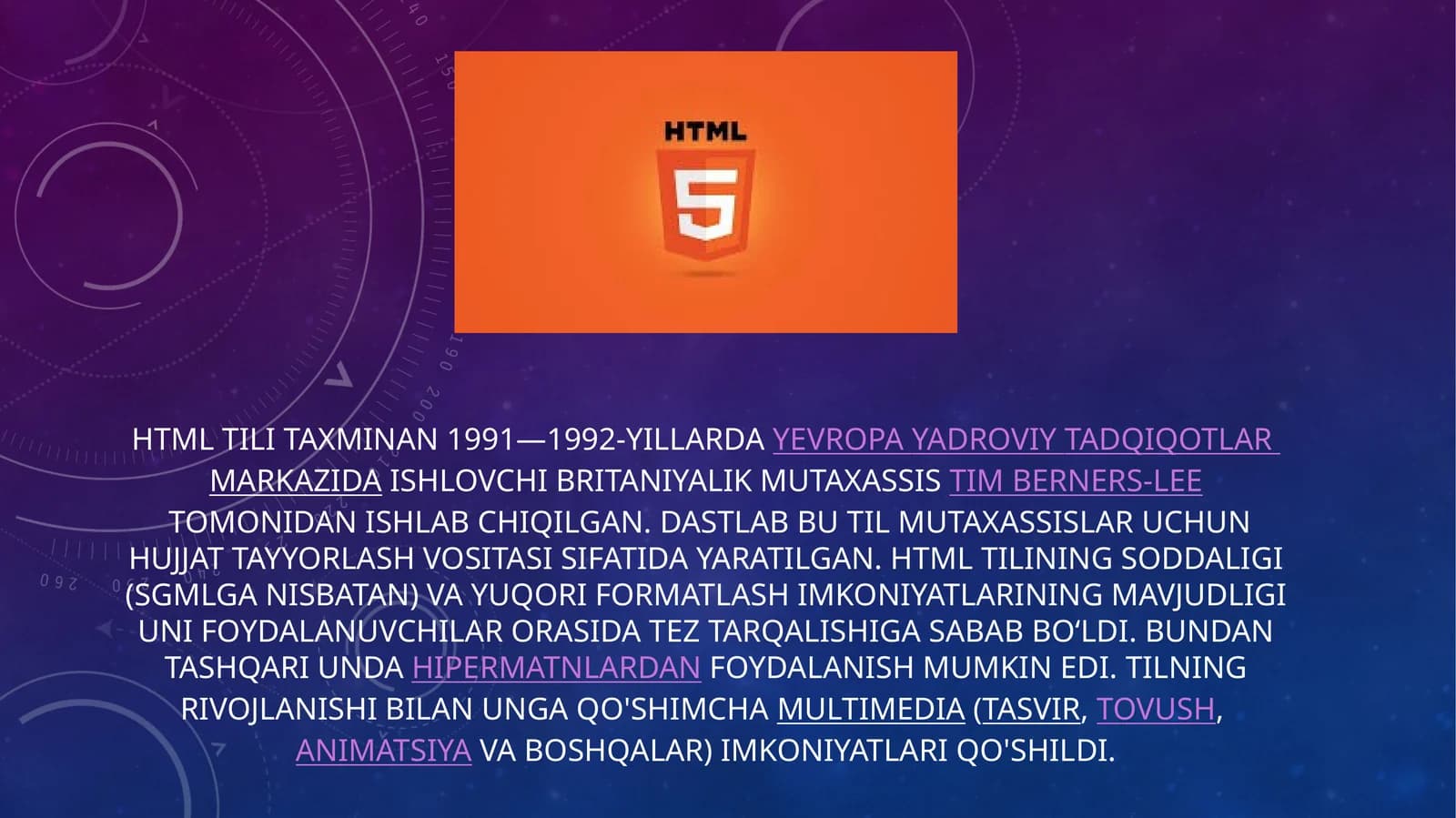 HTML tili