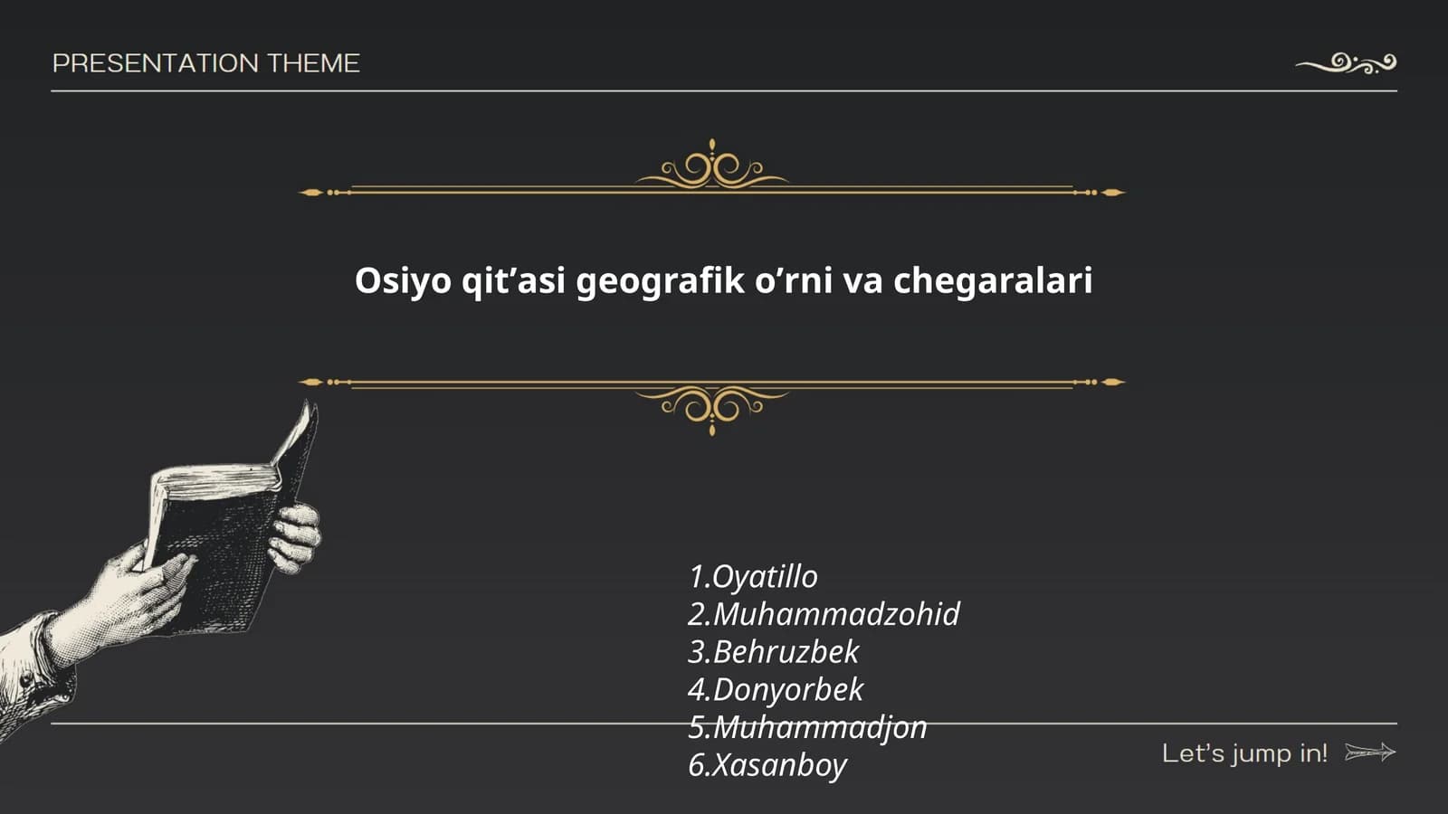 Osiyo qitʼasi geografik oʼrni va chegaralari