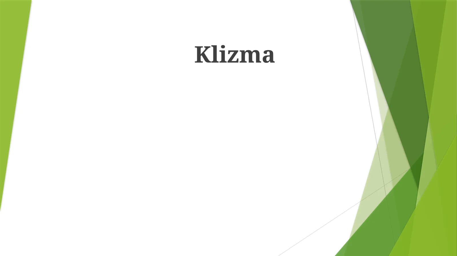 Klizma