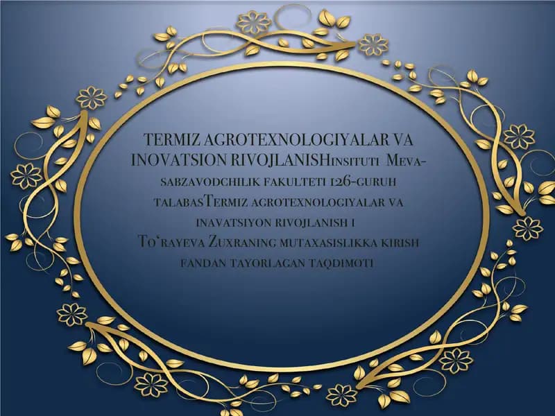 Don va don mahsulotlarini saqlash va stlabki ishlashtexnologiyasi