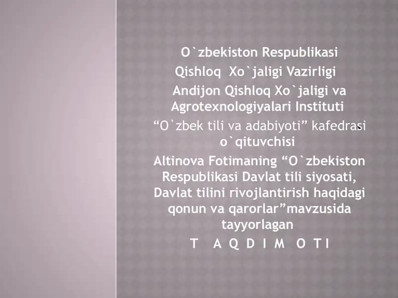 O‘zbekiston Respublikasi Davlat tili siyosati, Davlat tilini rivojlantirish haqidagi qonun va qarorlar