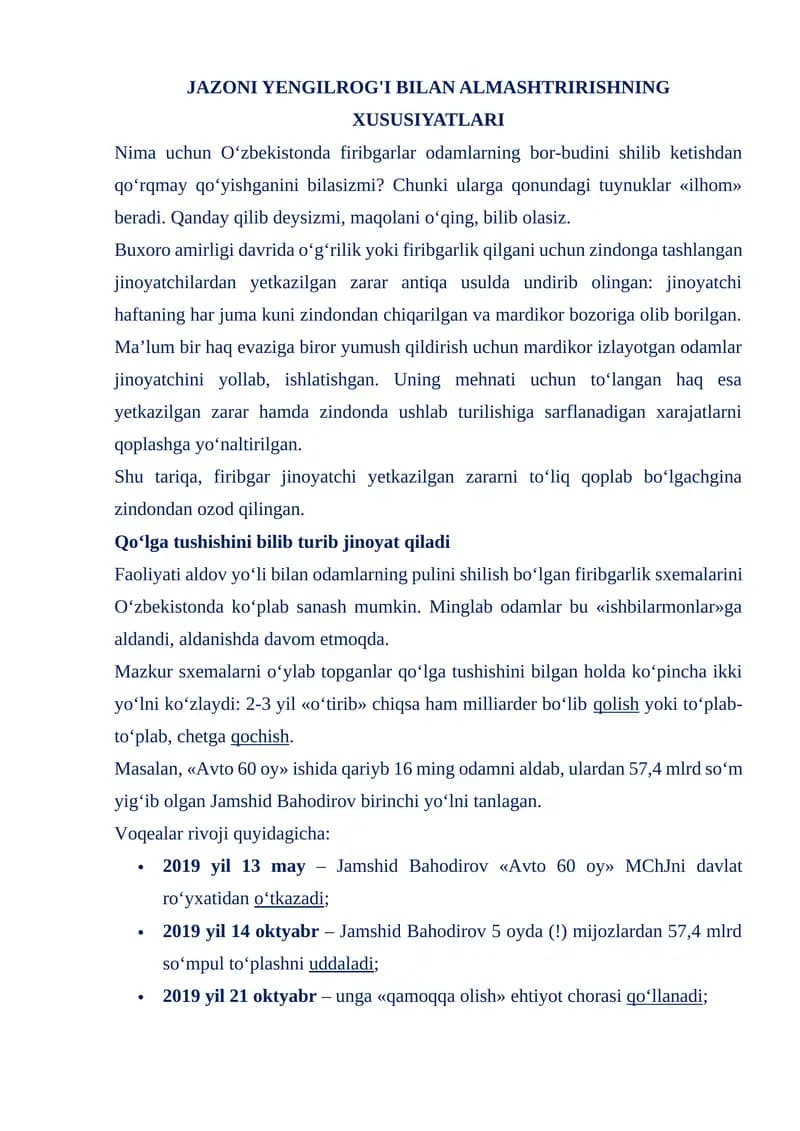 FIRIBGARLIK JINOLARI