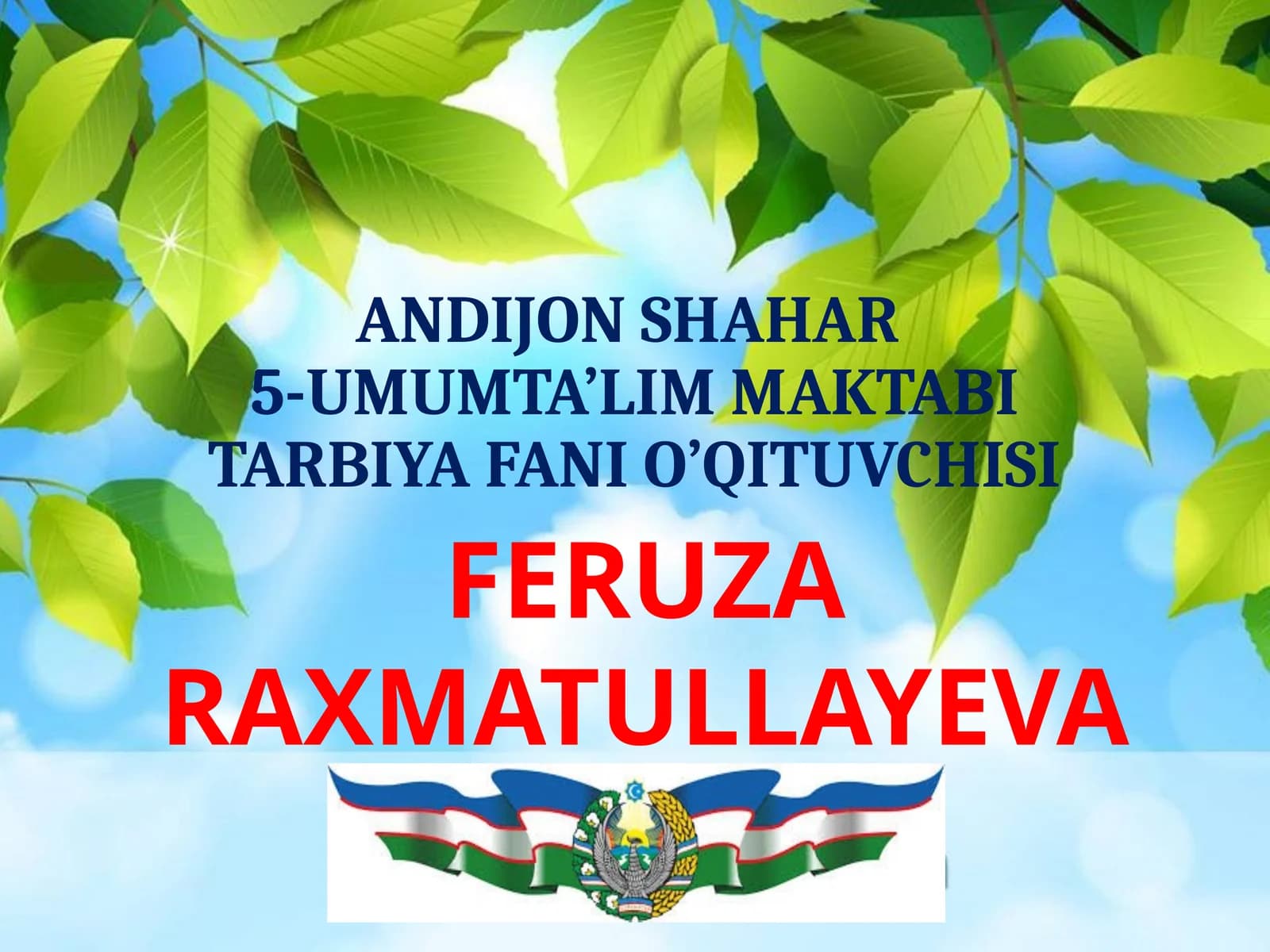 FARZAND – OILA KO’ZGUSI
