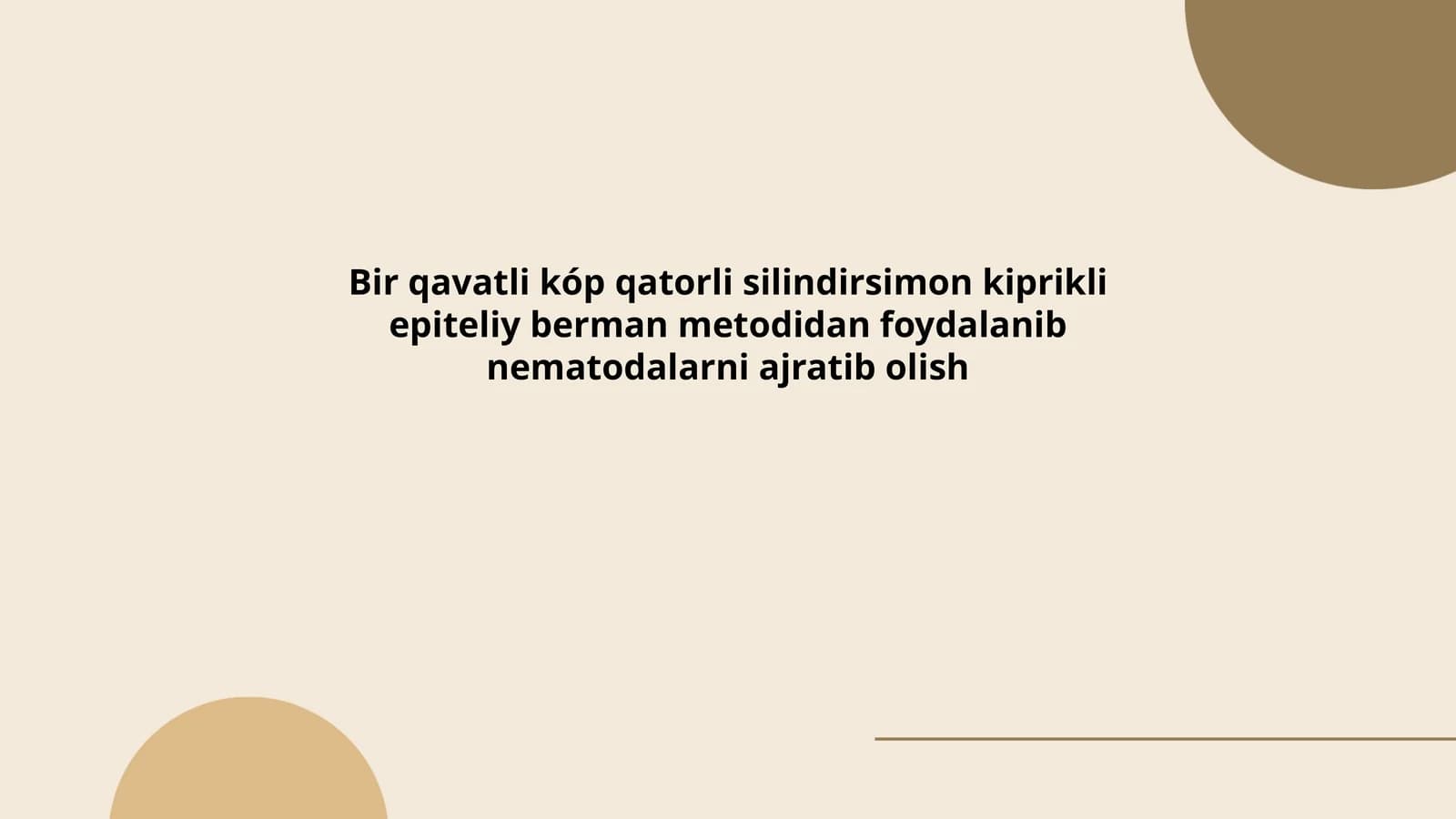 Bir qavatli kóp qatorli silindirsimon kiprikli epiteliy