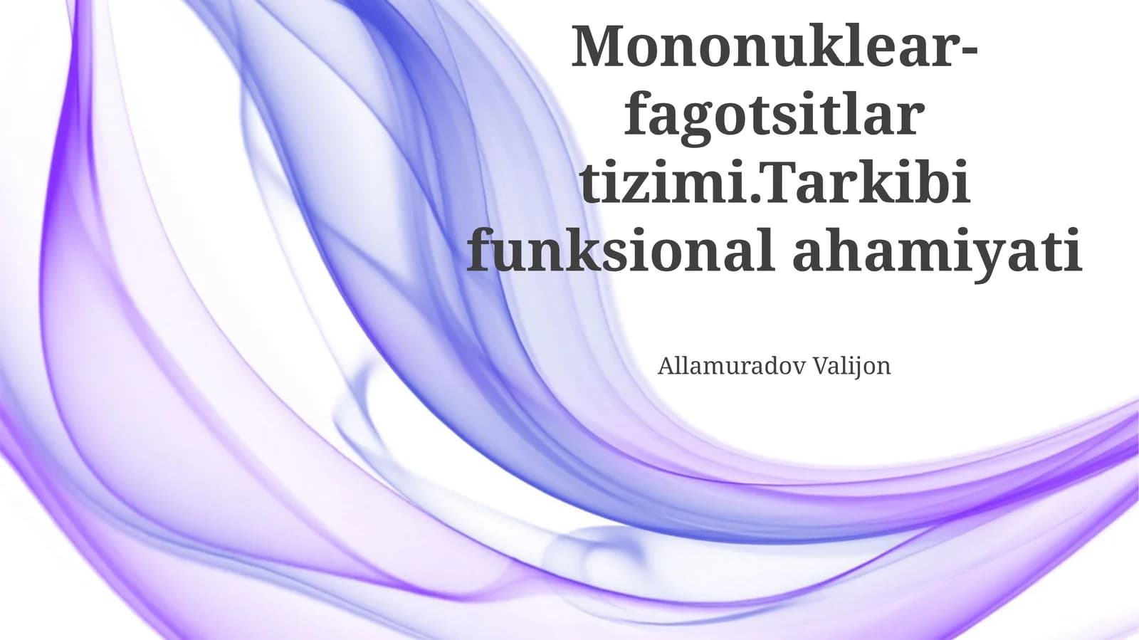 Mononuklear-fagotsitlar tizimi