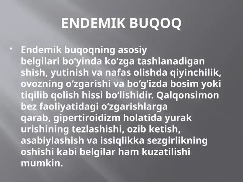 Endemik kasaliklar