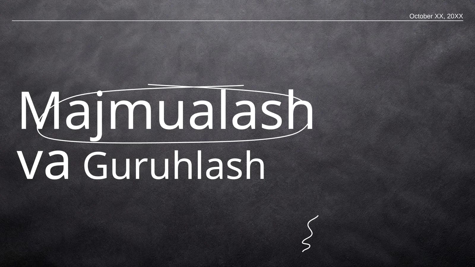 Majmualash va Guruhlash
