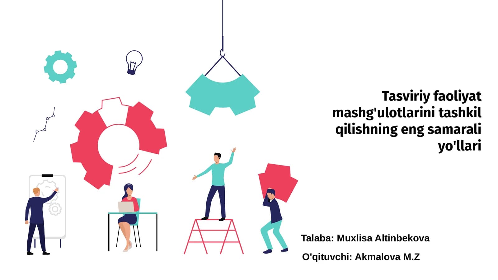 Tasviriy faoliyat mashg'ulotlarini tashkil qilishning eng samarali yo'llari