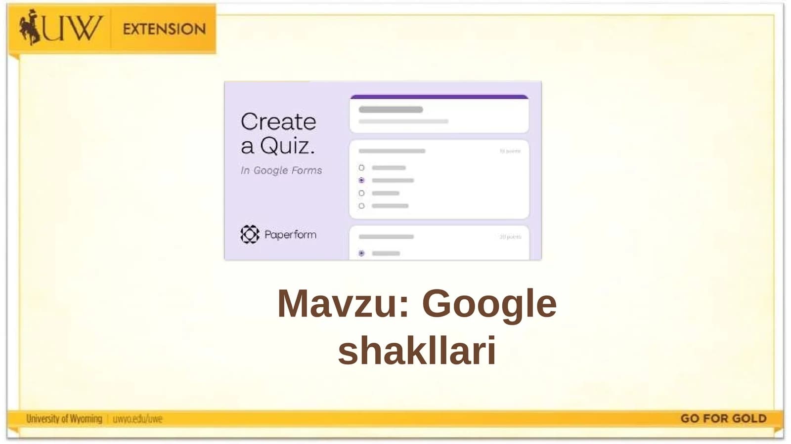 Google Forms