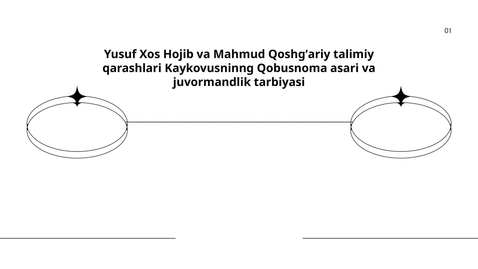 Yusuf Xos Hojib va Mahmud Qoshgʻariy talimiy qarashlari Kaykovusninng Qobusnoma asari va juvormandlik tarbiyasi