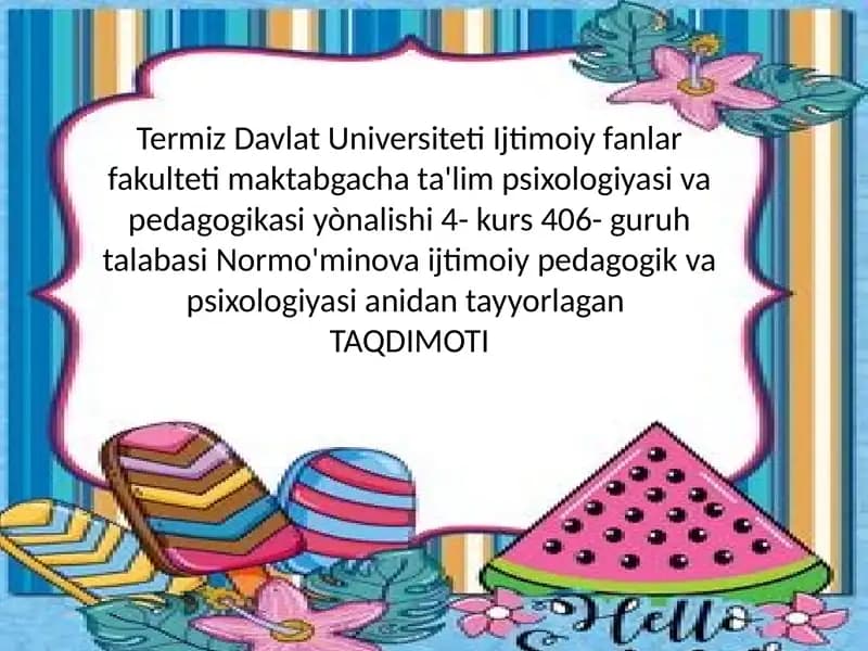 Muloqot pedagogika va tarbiyaviy psixologiya
