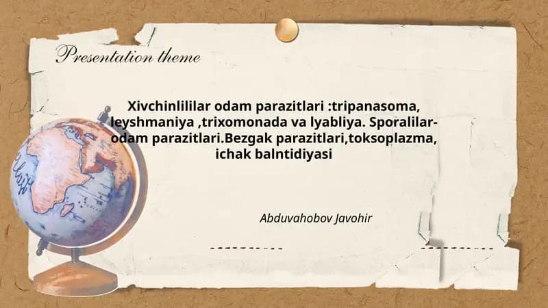 Xivchinlililar odam parazitlari