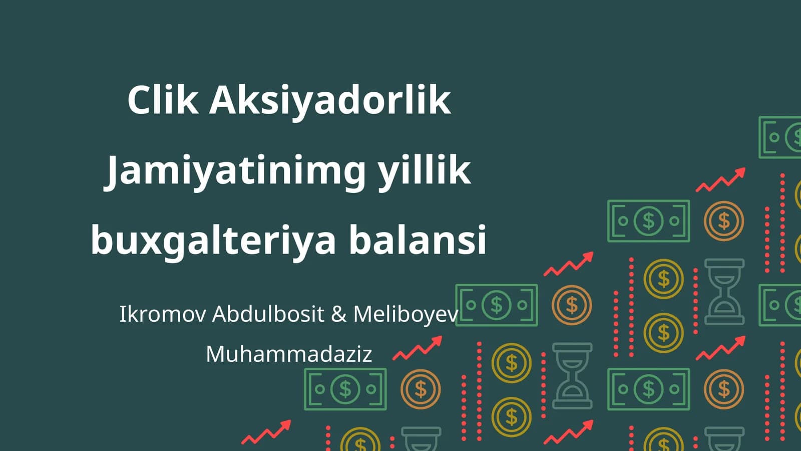 Clik Aksiyadorlik Jamiyatinimg yillik buxgalteriya balansi