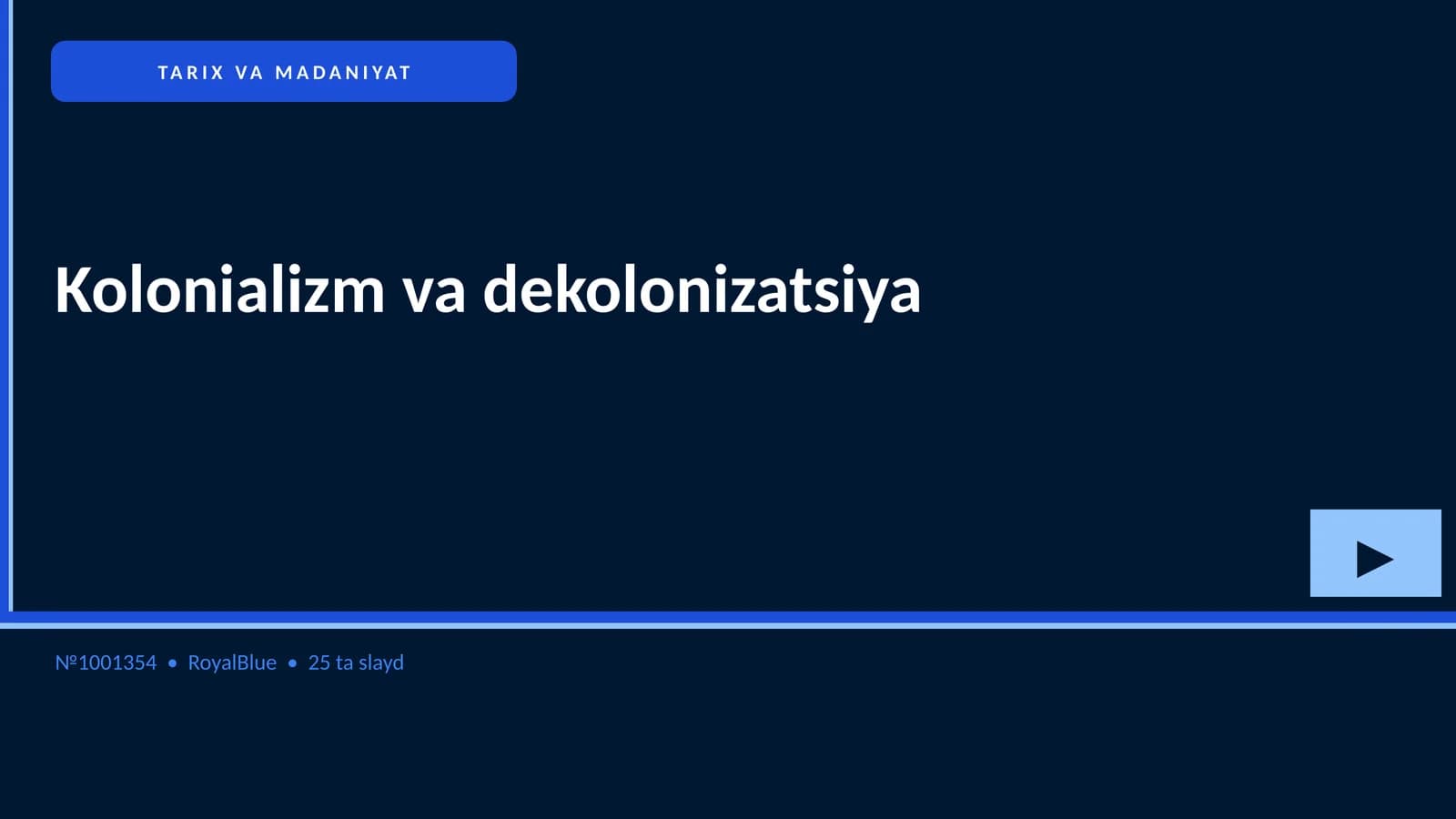 Kolonializm va dekolonizatsiya
