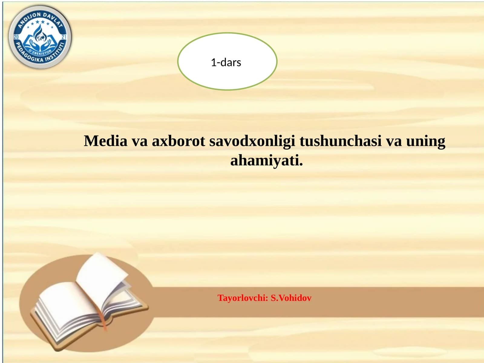 Media va axborot savodxonligi tushunchasi va uning ahamiyati