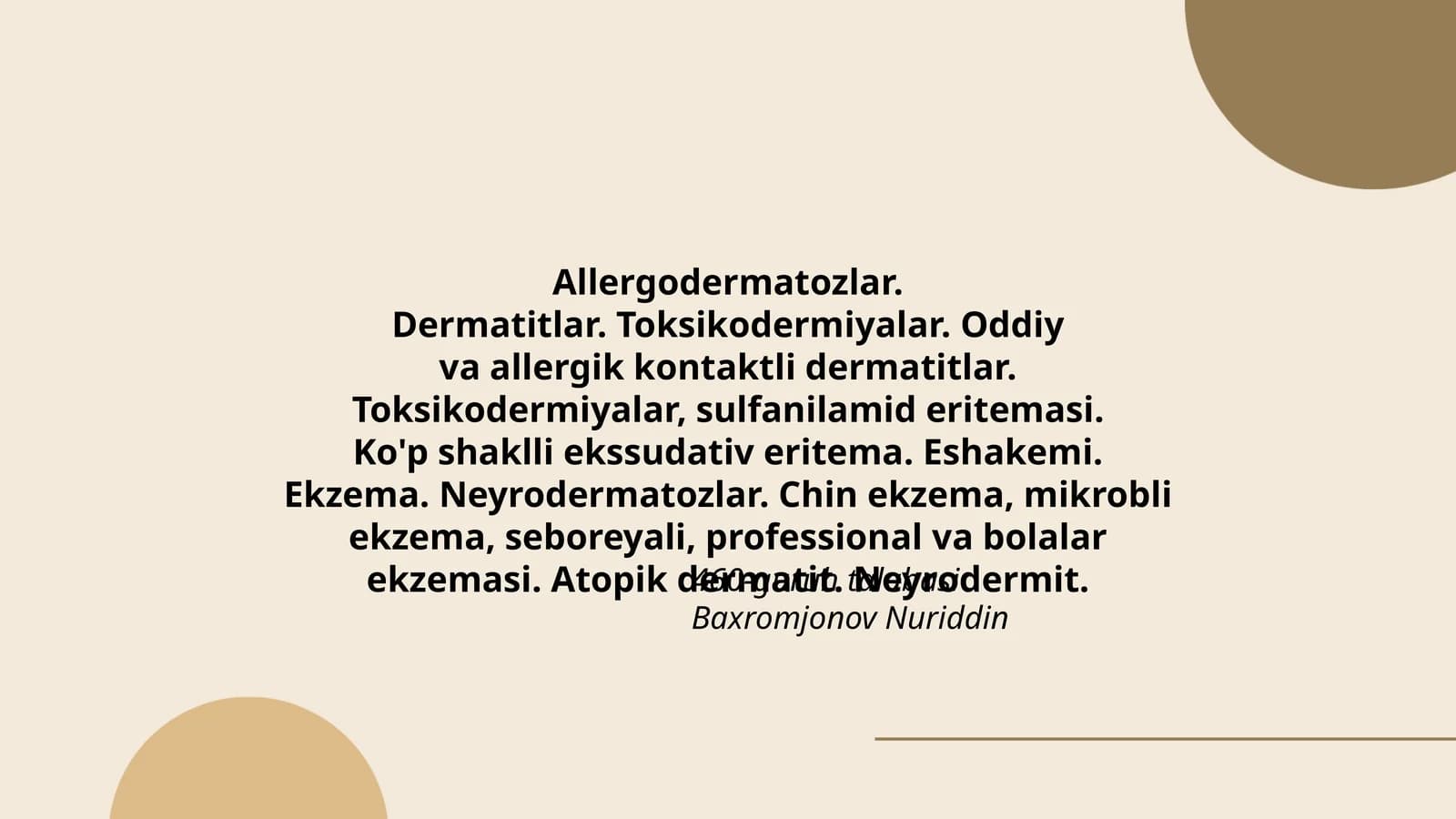Allergodermatozlar