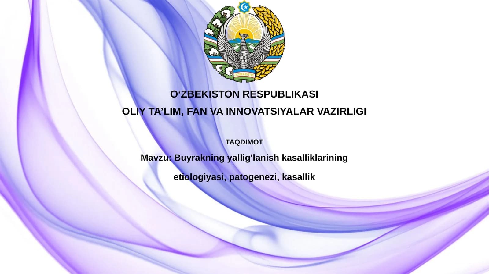 Buyrakning yallig'lanish kasalliklari