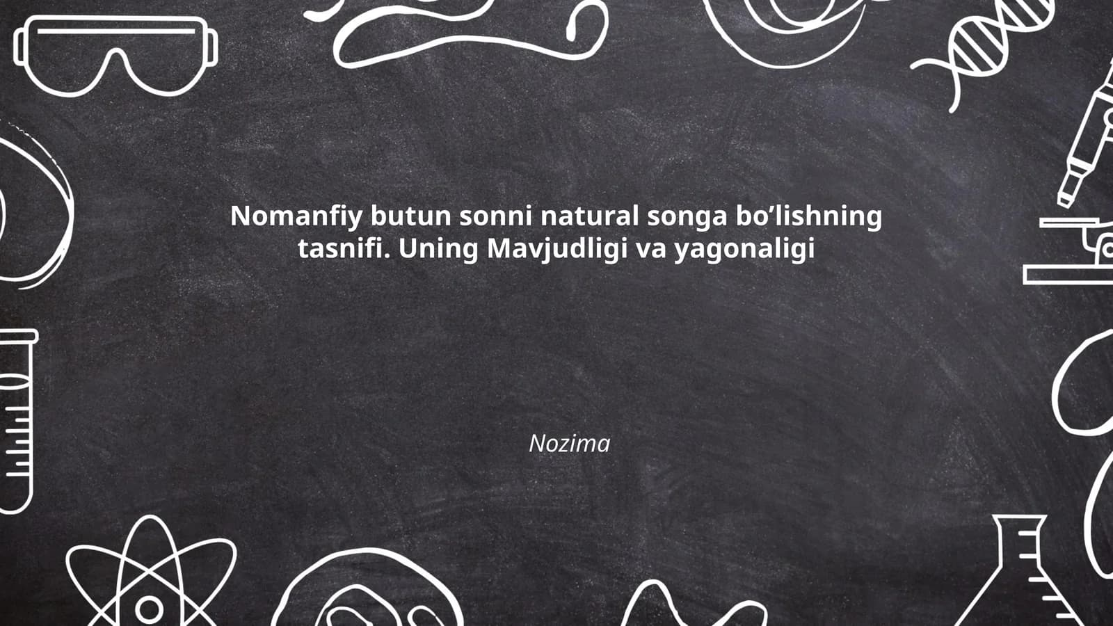 Bo'lib ko'rish va bo'linayotgan sonlar