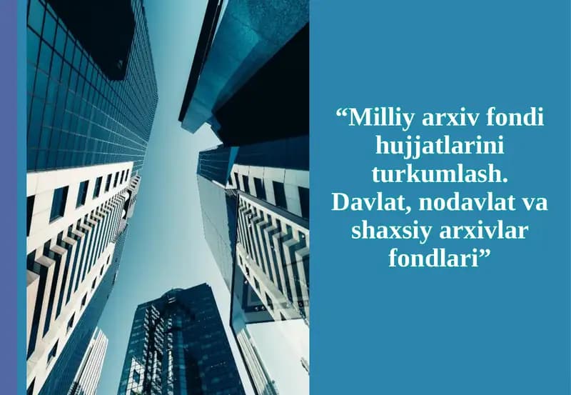 O’zbekiston Respublikasi Milliyarxiv fondi