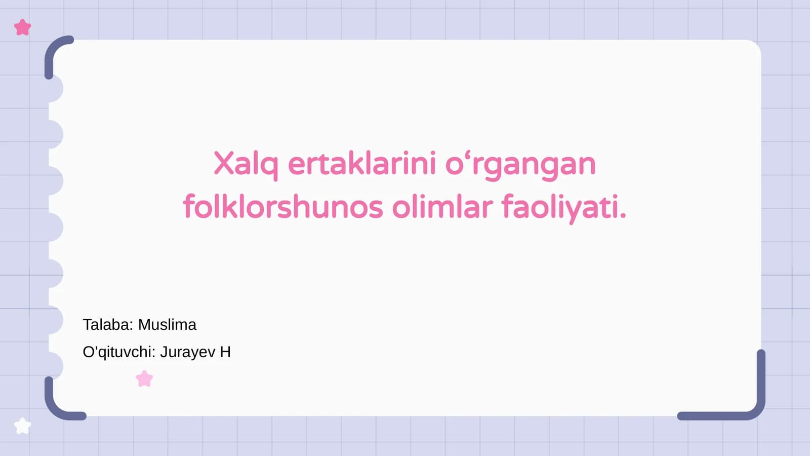 Xalq ertaklarini o‘rgangan folklorshunos olimlar faoliyati
