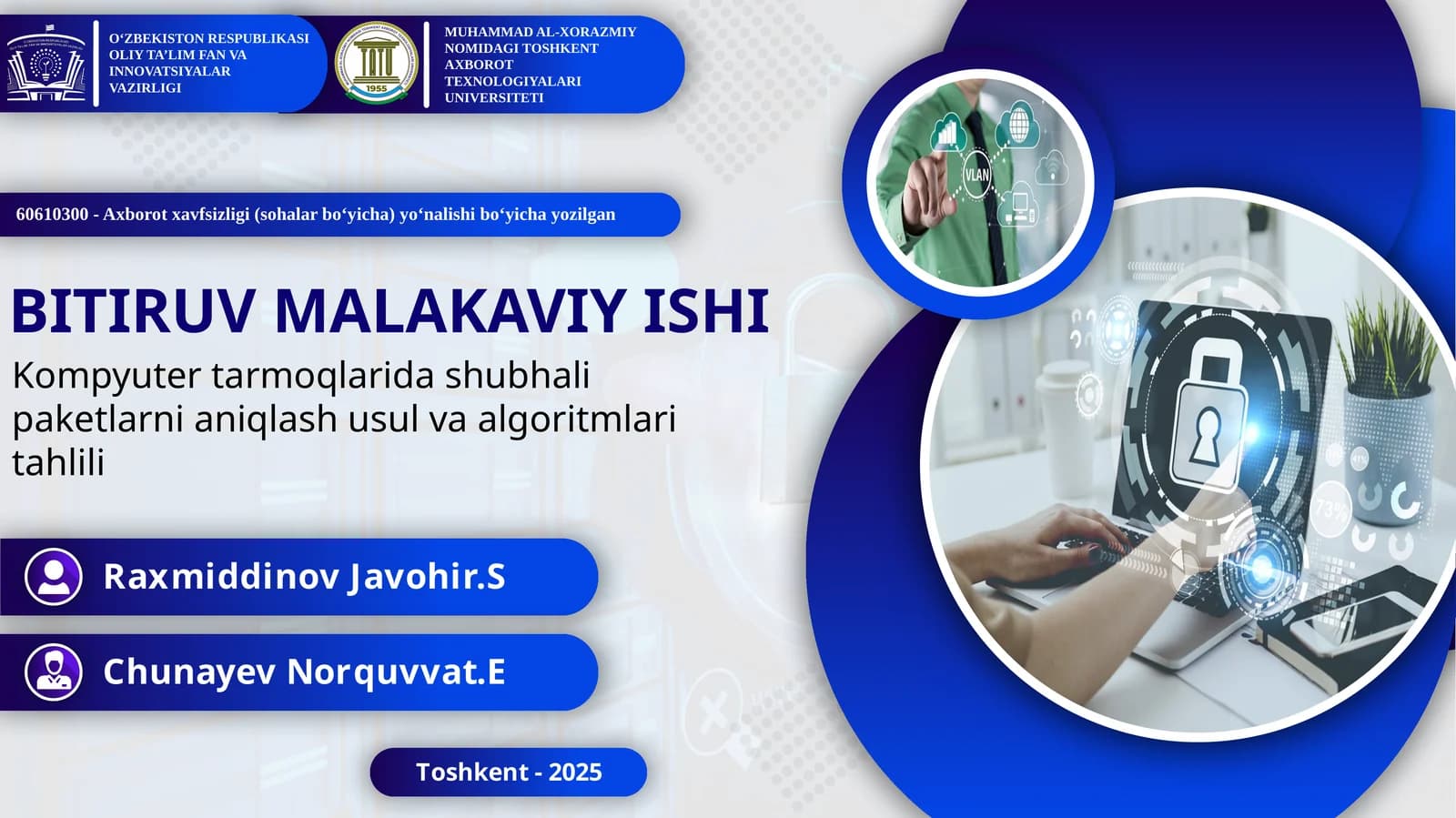 Kompyutеr tarmoqlarida shubhali pakеtlarni aniqlash usul va algoritmlari tahlili
