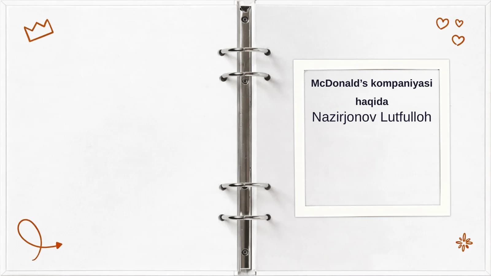 McDonald's kompaniyasi haqida
