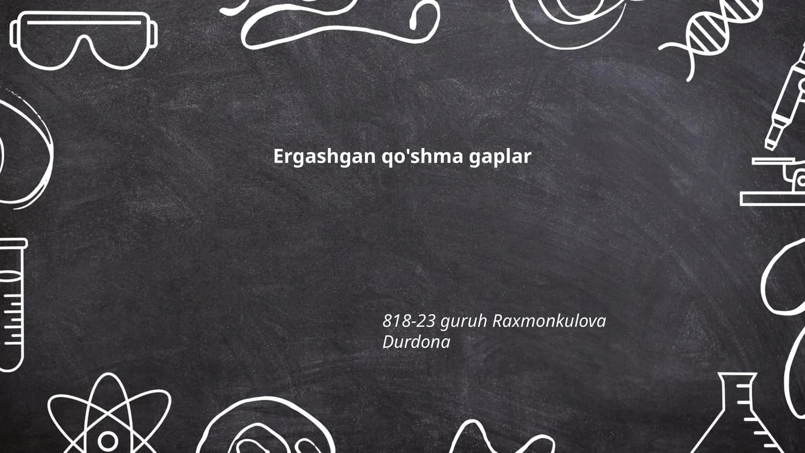 Qo'shma gaplar