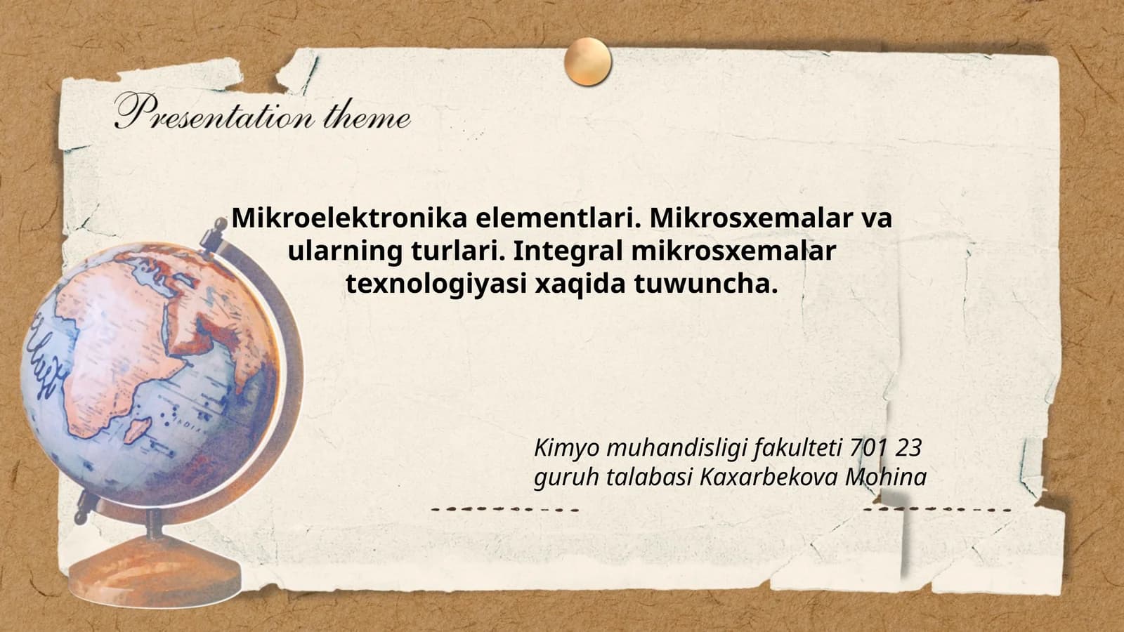 Mikrosxemalar va ularning turlari